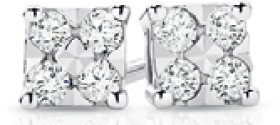 9ct-White-Gold-Diamond-Square-Look-Stud-Earrings on sale