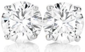 9ct-White-Gold-Diamond-Stud-Earrings on sale