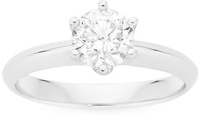 18ct-White-Gold-Diamond-Solitaire-Ring on sale