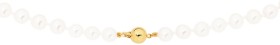 9ct+Gold+45cm+7-8mm+Cultured+Fresh+Water+Pearl+Necklace