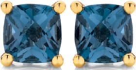 9ct-Gold-London-Blue-Topaz-Studs on sale