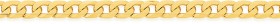 9ct-Gold-55cm-Solid-Curb-Chain on sale