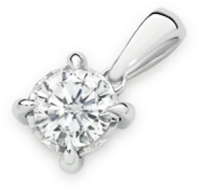 Alora+10ct+White+Gold+1%2F2+Carat+Lab+Grown+Diamond+Solitaire+Pendant