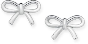Sterling+Silver+Bow+Studs