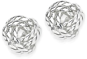 Sterling+Silver+Knot+Studs