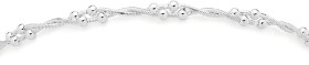 Sterling-Silver-Serpentine-Twist-Ball-Bracelet on sale