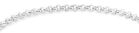 Sterling+Silver+19cm+Fine+Belcher+Bracelet