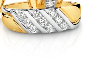 9ct-Gold-12-Carat-Lab-Grown-Diamond-Mens-Ring on sale