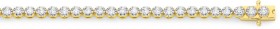 Alora+9ct+Gold+1+Carat+TW+Lab+Grown+Diamond+Tennis+Bracelet