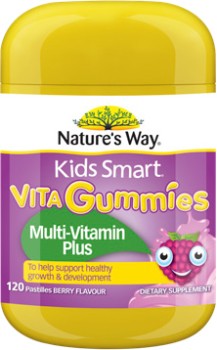Natures-Way-Kids-Smart-Vita-Gummies-Multi-Vitamin-Plus-120-Pastilles on sale