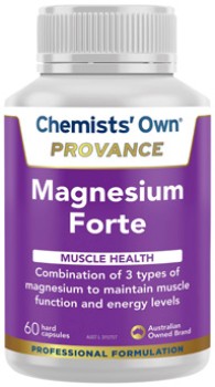 Chemists-Own-Provance-Magnesium-Forte-60-Capsules on sale