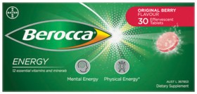 Berocca-Energy-Original-Berry-Flavour-30-Effervescent-Tablets on sale