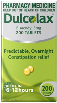Dulcolax+Bisacodyl+5mg+200+Tablets