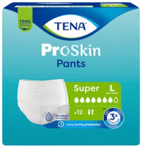 Tena-Proskin-Pants-Super-Large-12-Pack on sale