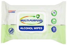 Germisept+Multi-Purpose+Alcohol+Wipes+50+Pack