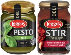 Leggo%26rsquo%3Bs+Stir+Through+Pasta+Sauce+350g+or+Pesto+190g+Selected+Varieties