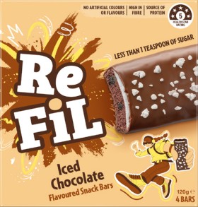 NEW-Refil-Snack-Bars-Iced-Chocolate-4-Pack on sale