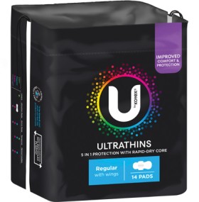 U+By+Kotex+Pads+6%E2%80%9116+Pack+Selected+Varieties