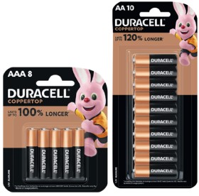Duracell+Coppertop+Batteries+AA+10+Pack+or+AAA+8+Pack