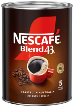 Nescaf%26eacute%3B+Blend+43+Coffee+500g+or+Gold+Original+400g+Selected+Varieties