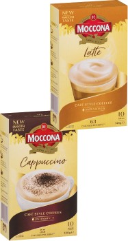 Moccona+Coffee+Sachets+8%E2%80%9110+Pack+Selected+Varieties
