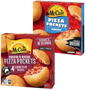 McCain+Pizza+Pockets+400g+Selected+Varieties