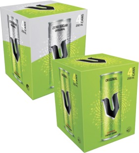 V-Energy-Drink-4x250mL on sale
