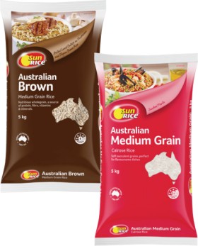 Sunrice-Medium-Grain-Rice-5kg on sale