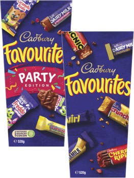 Cadbury-Favourites-520g on sale