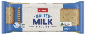 Coles+Malted+Milk+Biscuits+200g