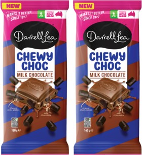 NEW-Darrell-Lea-Chewy-Choc-Block-Chocolate-160g on sale