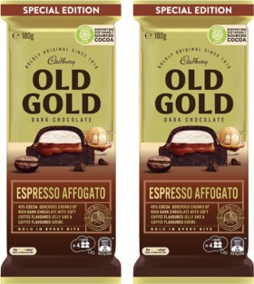 NEW+Cadbury+Old+Gold+Espresso+Affogato+Block+Chocolate+180g