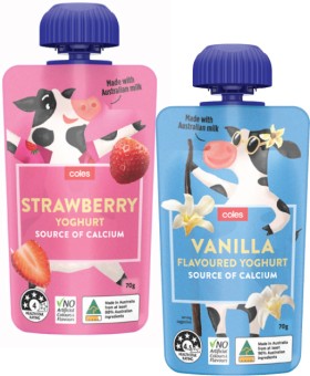 Coles+Squeezie+Yoghurt+Pouch+70g