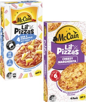 McCain+Lil+Pizzas+4+Pack+380g-400g