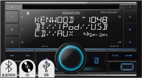 Kenwood+2Din+200W+CD+Dual+Bluetooth+Receiver