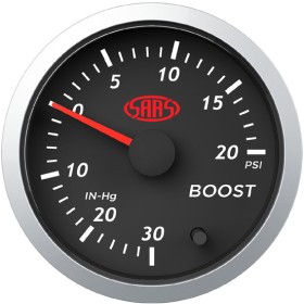 SAAS+52mm+Street+Series+Gauges+Black
