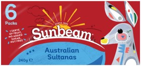 Sunbeam-Sultana-Snack-Pack-6x40g on sale