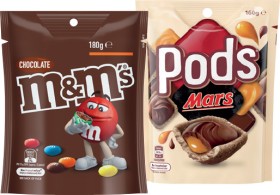 MMs-130180g-Pods-160g-or-Maltesers-120140g-Share-Pack-Selected-Varieties on sale
