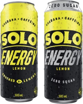 NEW+Solo+Energy+Drink+500mL+Selected+Varieties