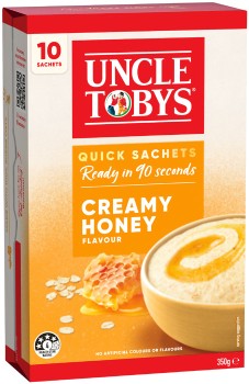 Uncle+Tobys+Oats+Quick+Sachets+8%E2%80%9110+Pack+Selected+Varieties