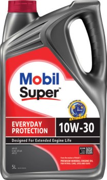 Mobil-Super-EVERYDAY-PROTECTION-10W-30-5L-Engine-Oil on sale