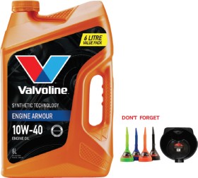 Valvoline-ENGINE-ARMOUR-10W-40-6L-Engine-Oil on sale