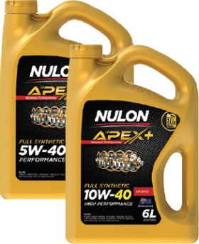 Nulon+APEX%2B+Full+Synthetic+5W-40+OR+10W-40+6L+Engine+Oil