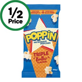 Poppin-Microwave-Popcorn-85-100g on sale