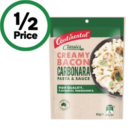 Continental-Pasta-Sauce-Side-Dish-85-105g on sale