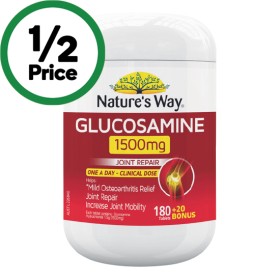 Natures-Way-Glucosamine-Tablets-1500mg-Pk-180 on sale