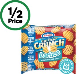 Birds+Eye+Golden+Crunch+Sidewinders+or+Lattice+Potato+Chips+750g