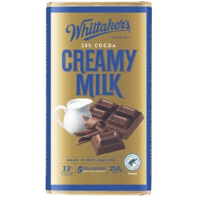 Whittakers-Chocolate-Block-200-250g on sale