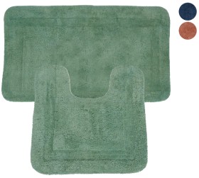 H%26amp%3BG+Bathroom+Mat+2+Piece+Set+3+Assorted+Colours