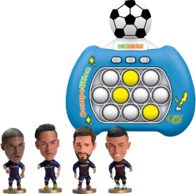 Popsey+Spinning+Football+Push+Memory+Game+-+Blue